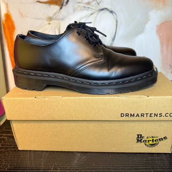 Dr. Martens 1461 MONO SMOOTH LEATHER OXFORD SHOES 8 Men’s - Picture 13 of 16